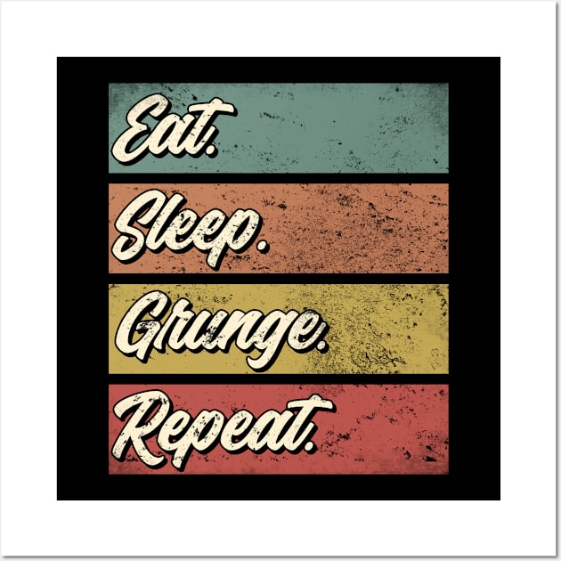 Grunge music fan gift . Perfect present for mother dad friend him or her Wall Art by SerenityByAlex